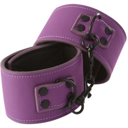 Lust Bondage Wrist Cuffs Purple