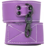 Lust Bondage Wrist Cuffs Purple - Image 3