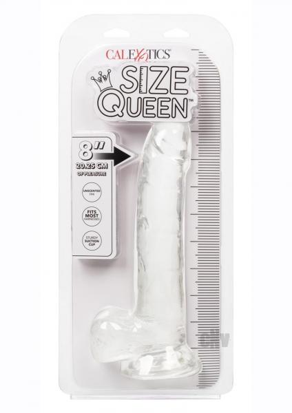 CNVEF-ESE-0261-00-260fa8587de6ff Size Queen 8" Dildo - Clear - Image 1