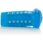 Basic Essentials - Beaded Masturbator Blue - Image 2