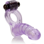 Double Diver Vibrating Enhancer Penetrator Purple