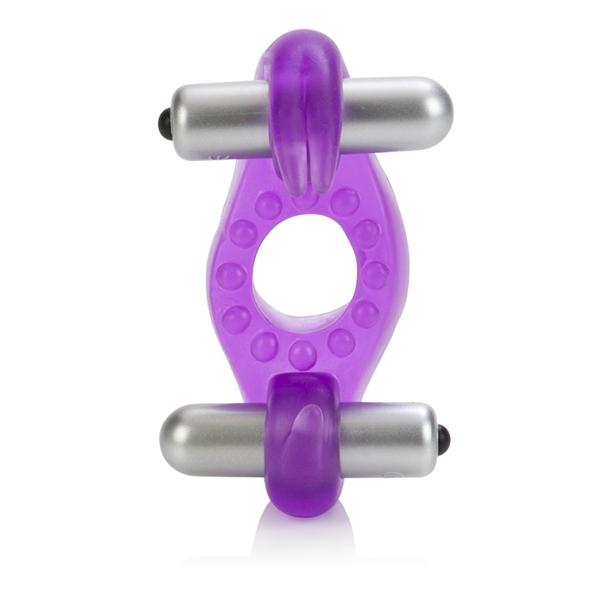 CNVEF-ESE-1825-10-3_3 Wireless Rockin Rabbit Vibrating Ring Purple - Image 1