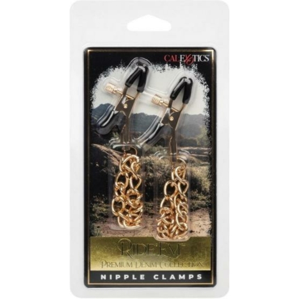 Ride Em Premium Denim Coll Nipple Clamps