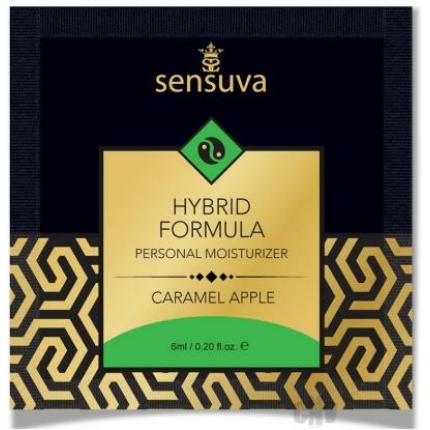 Sensuva Hybrid Moisturizer Single Use Packet Caramel Apple .20oz