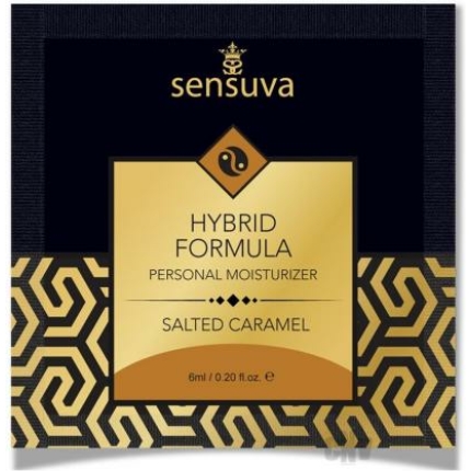 Sensuva Hybrid Personal Moisturizer Single Use Packet Salted Caramel .20oz