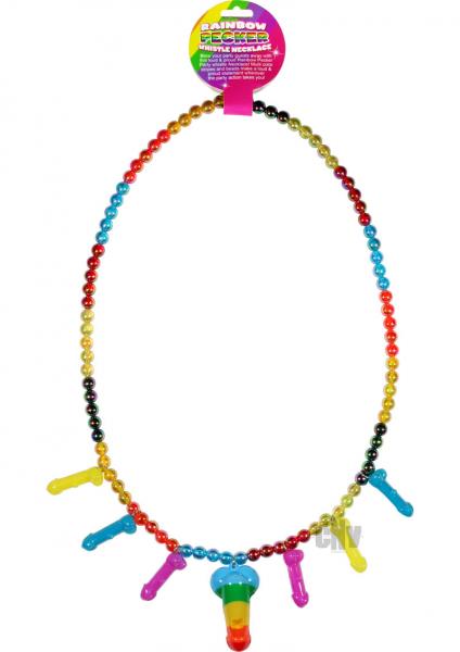 CNVEF-EWT29705647062f804a0 Rainbow Pecker Whistle Necklace - Image 1