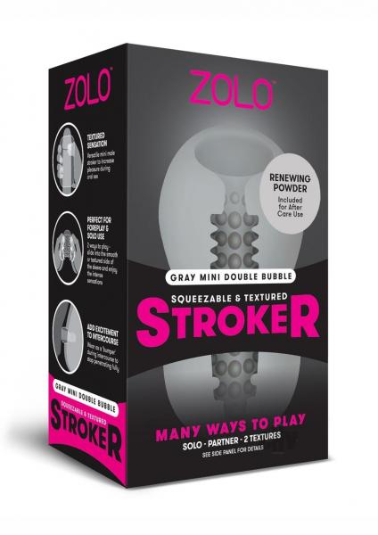 CNVEF-EXGZO60255e3d35b539bff Zolo Mini Stroker Grey - Image 1