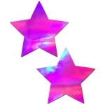 Pastease Holographic Star Pink Pasties O/S