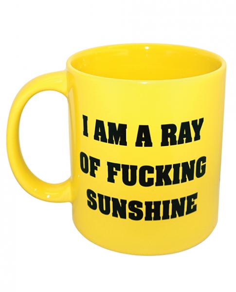 CNVELD-8635-235ce129873a0ea Attitude Mug I Am A Ray Of F*cking Sunshine Yellow - Image 1