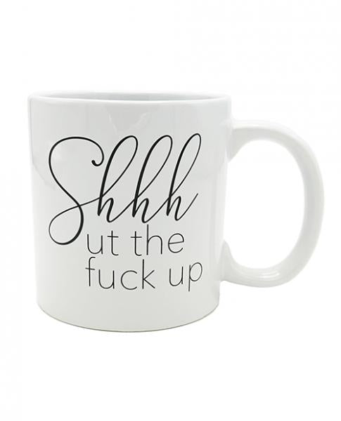 CNVELD-8635-376378b77a76b88 Attitude Mug Shhhut The Fuck Up - 22 Oz - Image 1
