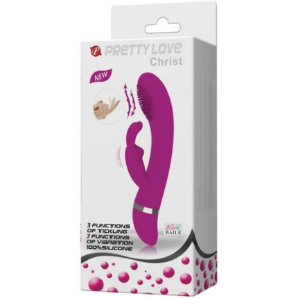 Pretty Love Christ Rabbit Vibrator 7 Function Purple