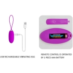 Pretty Love Joanna Purple Bullet Vibrator - Image 3