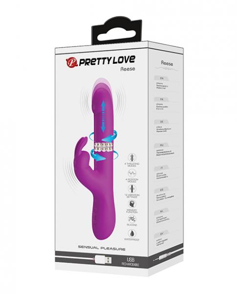 CNVELD-BI-0149026439246a907e2 Pretty Love Reese Thrusting Rabbit - Fuchsia - Image 1