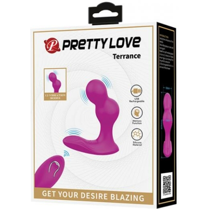 Pretty Love Terrance Dual Stimulator - Fuchsia