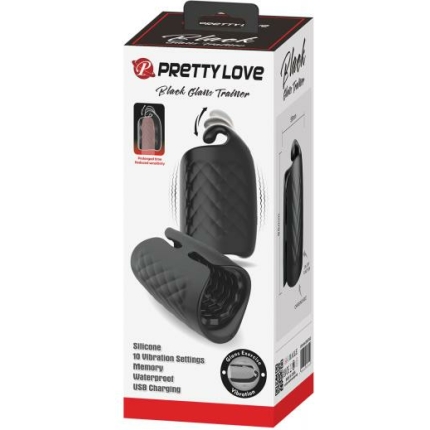Pretty Love Vibrating Glans Trainer - Black