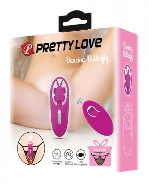 CNVELD-BIBW-022070ZW62ef8d6617330 Pretty Love Dancing Butterfly Panty Vibe W/free Panty - Fuchsia - Image 1