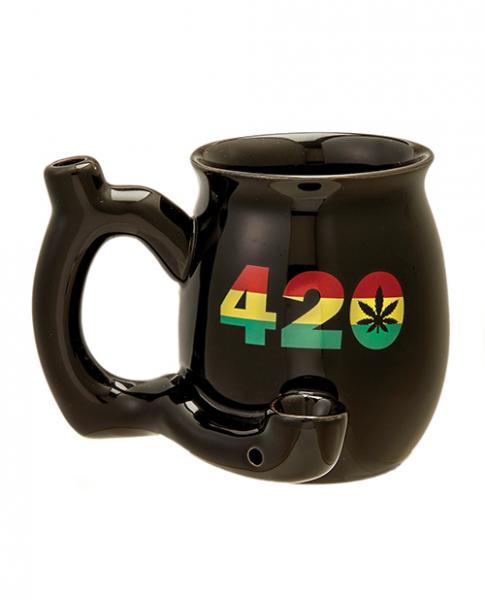 CNVELD-FCM8242163e62426e1e24 Fashioncraft Small Regular Mug - 420 Black Rasta - Image 1
