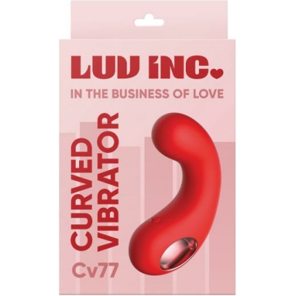 Luv Inc. Curved Vibrator - Red