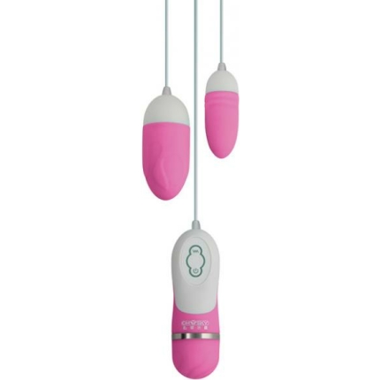 Gigaluv Dual Vibra Bullets - 10 Functions Pink
