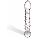 Spiral Staircase Full Tip Glass Dildo