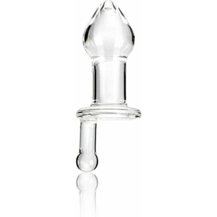 Glas 5 inches Juicer Clear Glass Butt Plug