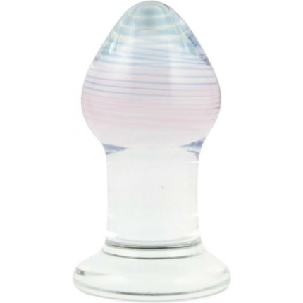 Glas Amethyst Rain Glass Butt Plug