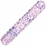 Purple Rose Nubby Glass Dildo