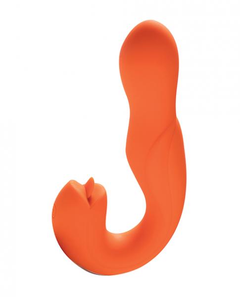 CNVELD-HPB-865O63e7757847b83 Joi Rotating Head G-spot Vibrator & Clit Licker - Orange - Image 1