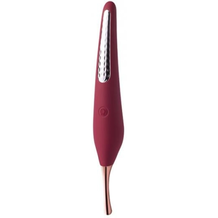 Ms. Honey Pinpoint Clit Vibrator & Nipple Stimulator - Red Wine