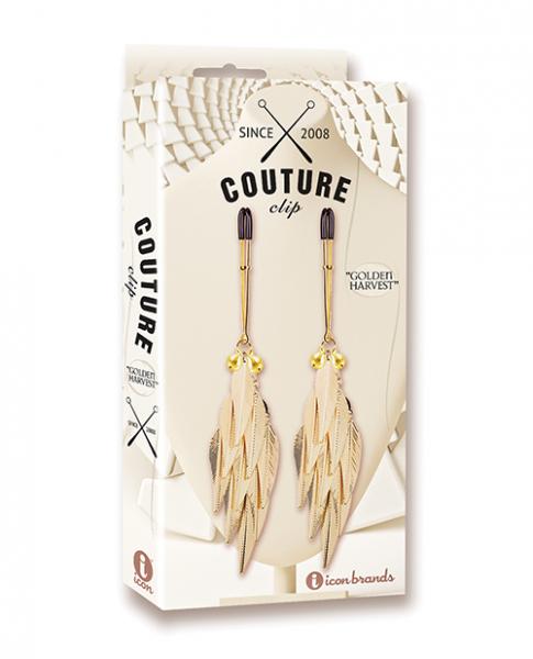 CNVELD-IBIC330264255de257957 Couture Clips Luxury Nipple Clamps - Golden Harvest - Image 1