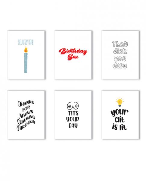 CNVELD-KK-NK-EVERYDAYPK-VAR6400820acca47 Everyday Pack Naughty Greeting Card - Variety Pack Of 6 - Image 1