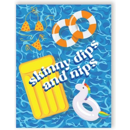 Nips And Dips Greeting Card