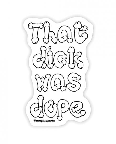 CNVELD-KK-NS-DOPEDICK63fb3c135dd37 Dope Dick Naughty Sticker - Pack Of 3 - Image 1