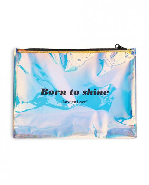 CNVELD-LP6033159658ea713853ed Love To Love Born To Shine Pouch - Black Onyx - Image 1