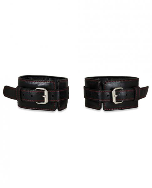 CNVELD-LTH64445decd81a970d3 Sultra Lambskin Ankle Cuffs Black - Image 1