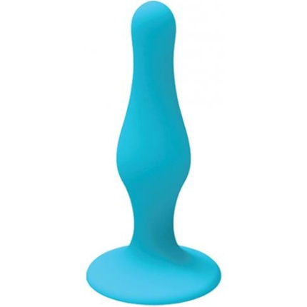 Nobu Rainbow Large Silicone Plug - Blue