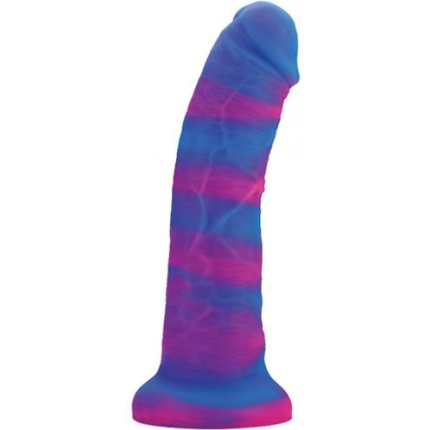 Nobu Rainbow 8" Dildo W/suction Cup - Cosmic
