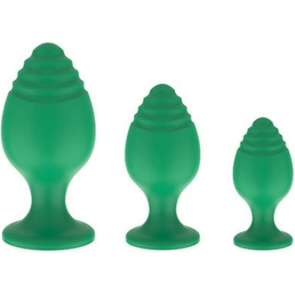 Nobu Rainbow Silicone Plug Set - Green