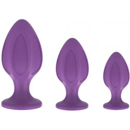 Nobu Rainbow Silicone Plug Set - Purple