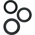 Renegade Diversity Rings Black Pack Of 3