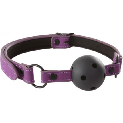 Lust Bondage Ball Gag Purple O/S