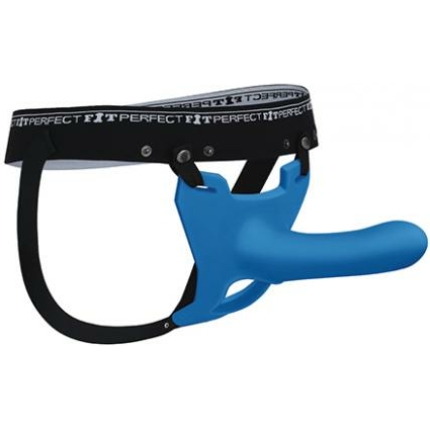 Perfect Fit Zoro 5.5" Strap On W/case - Blue