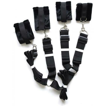 Plesur Fuzzy Bedroom Bondage Kit - Asst. Colors