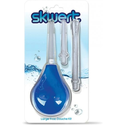Skwert Enema Bulb W/3 Wands - 11 Oz