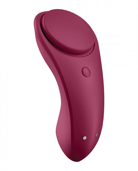 CNVELD-SAT3351607177710fd7c Satisfyer Sexy Secret Panty Vibrator - Red Wine - Image 1
