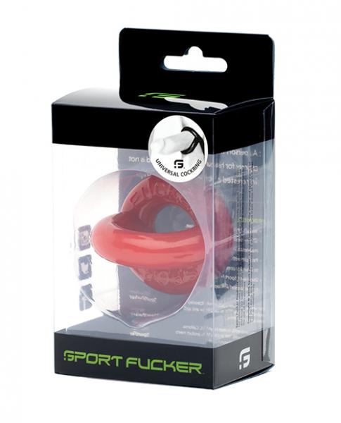 CNVELD-SF1002064aa85ae3f37f Sport Fucker Universal Cockring - Red - Image 1