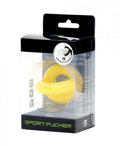 CNVELD-SF1025664aa85b0ea216 Sport Fucker Universal Cockring - Yellow - Image 1