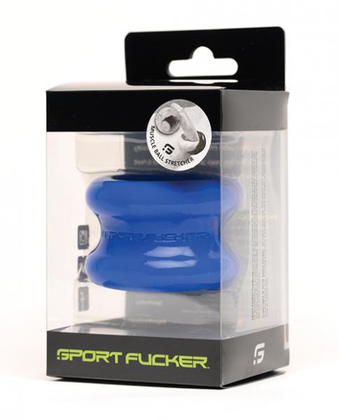 CNVELD-SF1408263259b18db488 Sport Fucker Muscle Silicone Ball Stretcher - Blue - Image 1