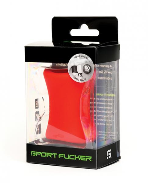 CNVELD-SF220736332c9ee41263 Sport Fucker Ergo Balls - 60mm Red - Image 1