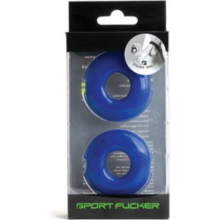 Sport Fucker Stacker Rings - Blue